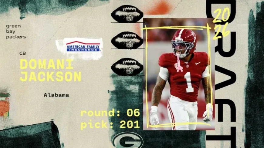 Packers Draft Alabama’s Domani Jackson at No. 201 in 2026 NFL Draft