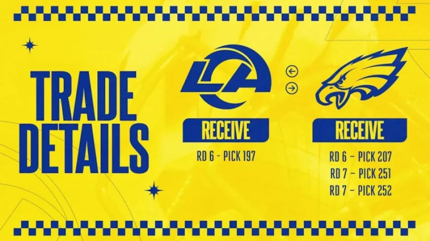 Rams Trade 2026 NFL Draft Picks to Eagles: 207, 251, 252