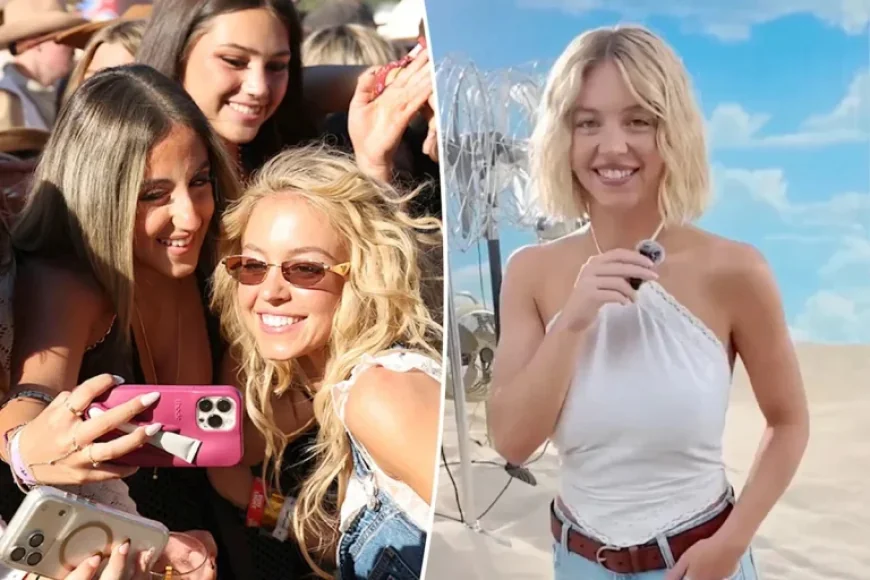 Sydney Sweeney Thrills Stagecoach by Tossing Underwear, Singing with Country Star