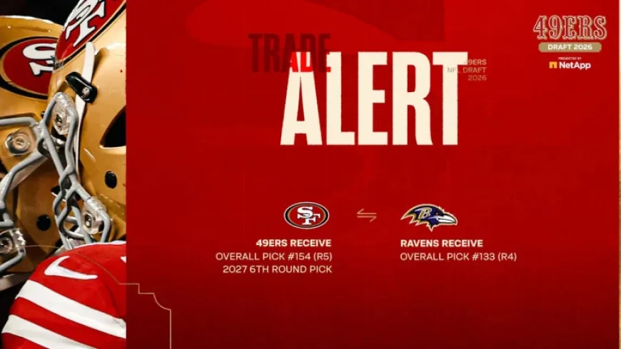 49ers Acquire 5th Round and Future Pick in Ravens Trade on Day 3