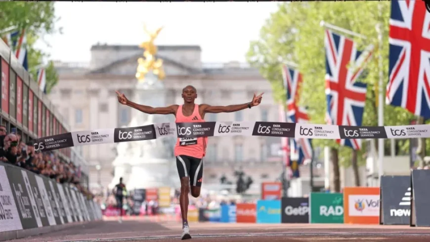 Kenya’s Sabastian Sawe Breaks 2-Hour Marathon Barrier, Wins London