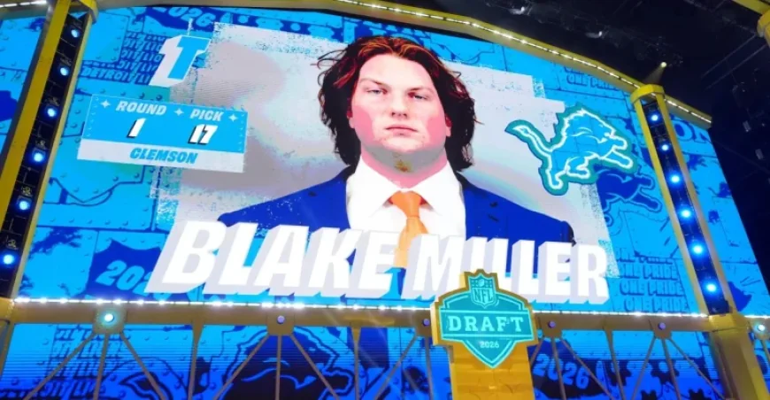 Detroit Lions Receive Mid-Rank in 2026 NFL Draft Grades