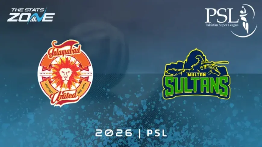 Multan Sultans Vs Islamabad United: Match set for April 26 in Pakistan Super League