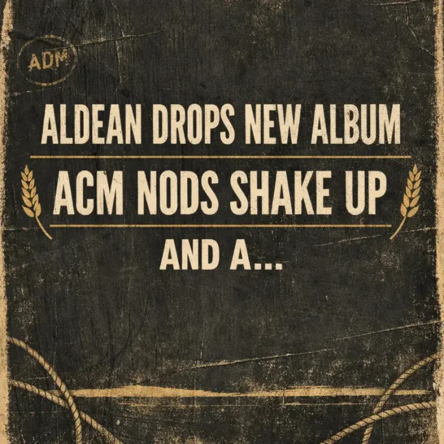 Jason Aldean Album Release, ACM Buzz, and a Chart Record Shift