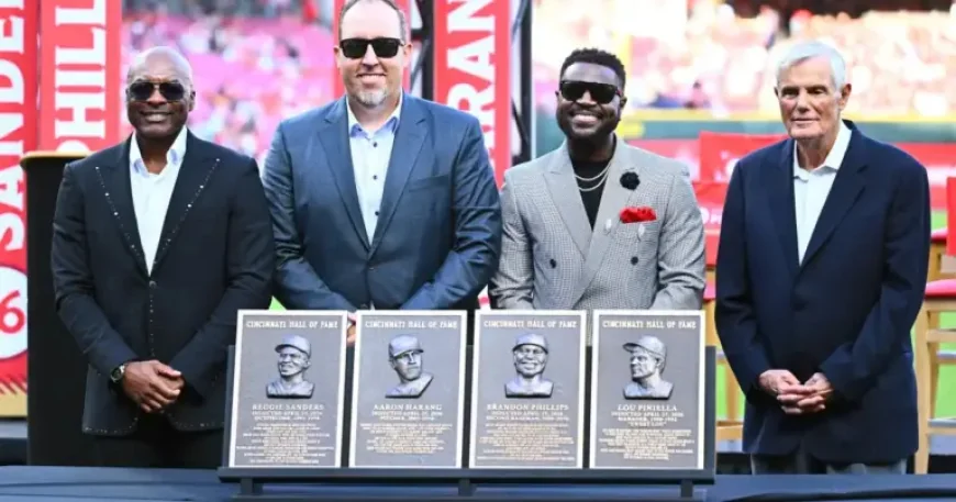 Reggie Sanders Leads Reds Hall of Fame Class in Cincinnati