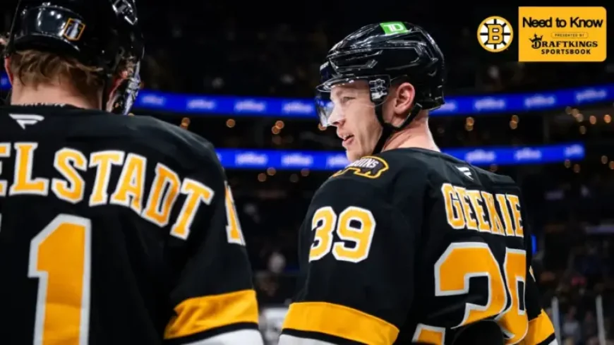 Marco Sturm Looks to Rebound as Bruins Face 2-1 Series Hole in Game 4