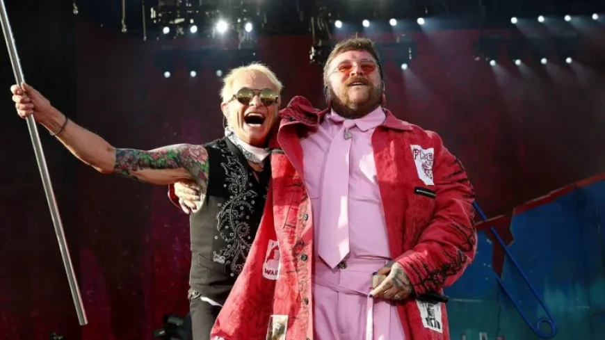 Teddy Swims, David Lee Roth Perform at Stagecoach in the Desert