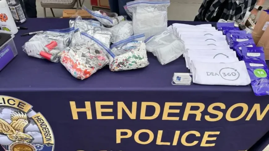 Dea and Henderson police collect 470.65 pounds of drugs during take back day