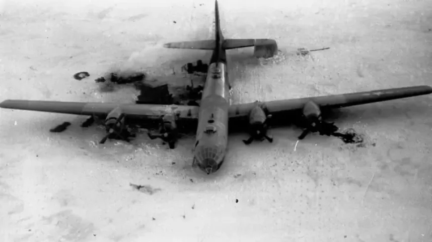Greenland WWII Aircraft Recovery Team Tries to Start Frozen Kee Bird