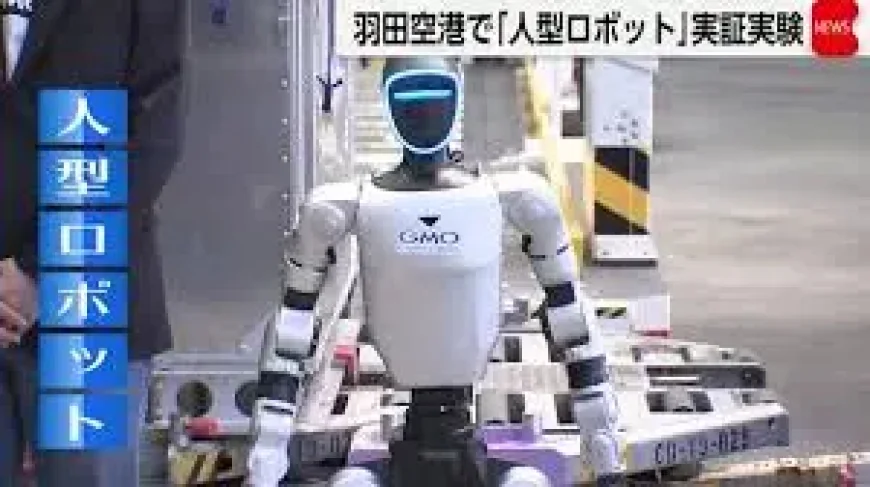 Airport trial puts humanoid robots on baggage duty in Tokyo