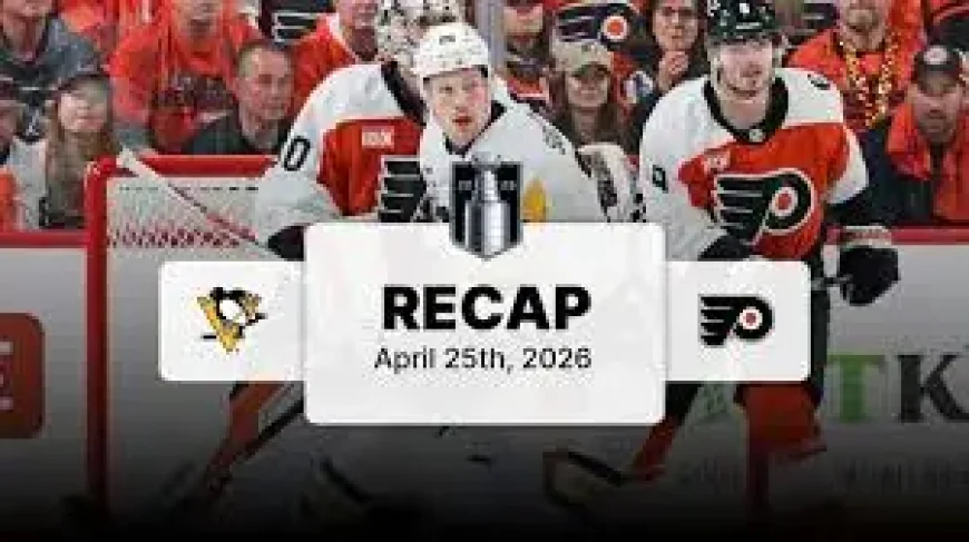 Penguins Vs Flyers: Crosby’s Gift Opens Game 4 in Philadelphia