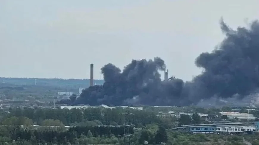 South Wales crews tackle Port Talbot Fire on Dock Road