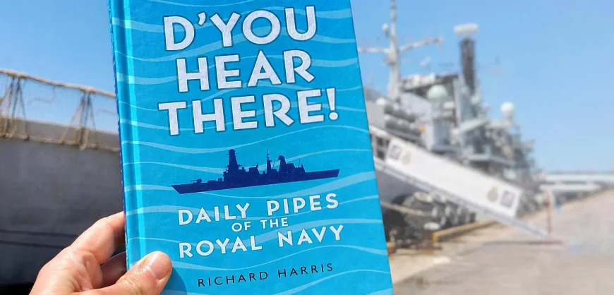 Richard Harris explains 31 years of Royal Navy pipes in new book