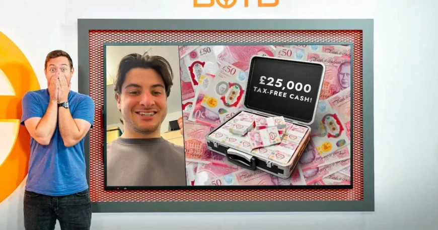 Alex Ktori Wins £25,000 in Botb Surprise Video Call