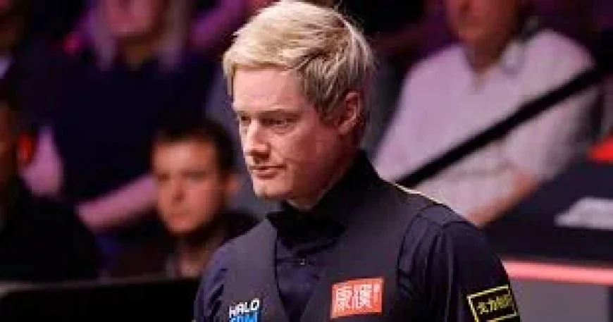Robertson Leads John Higgins 9-7 in Crucible Quarter-Final