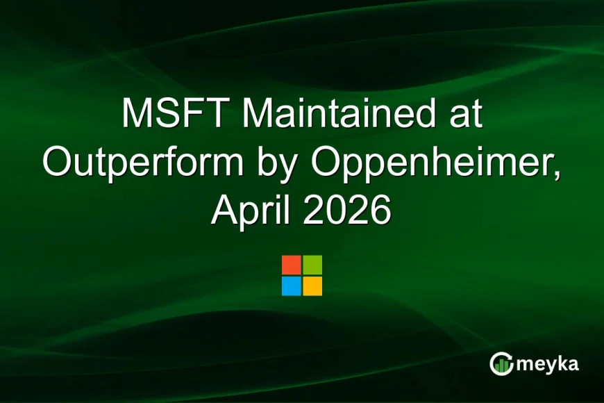 Oppenheimer Keeps Microsoft at Outperform as Msft Stock Price Holds Near $429