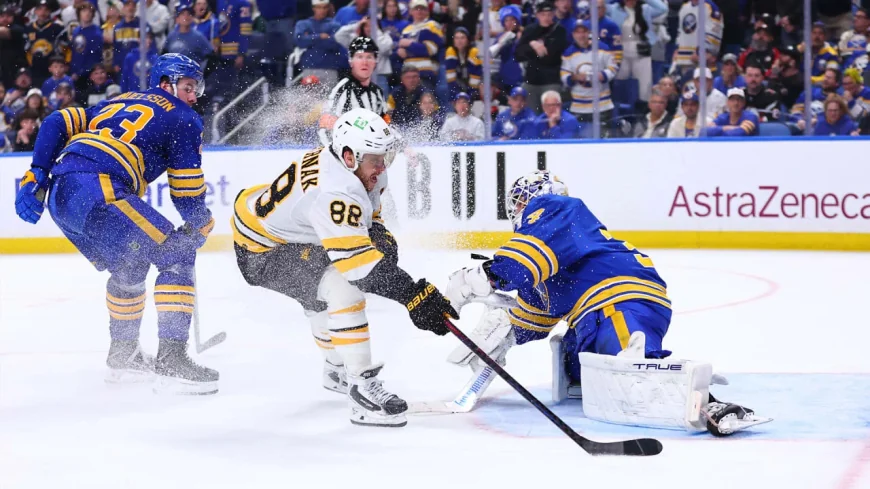 Pastrnak Lifts Bruins Past Sabres in Game 5 OT, Series Nhl