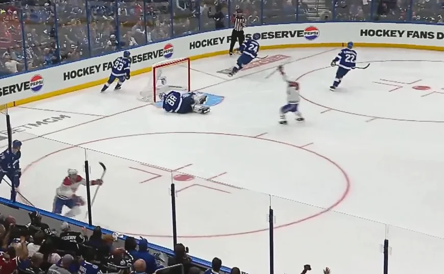 John Cooper Watches Kucherov Miss Wide-Open Net in Game 5