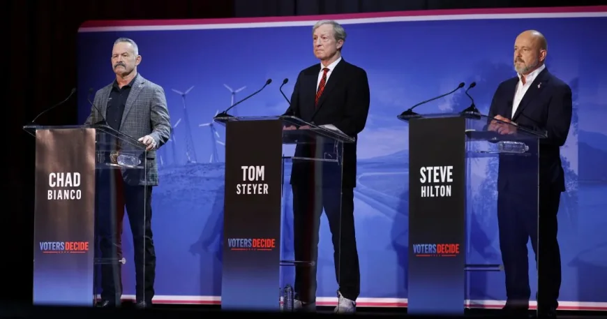 Becerra Presses Hilton as California Governor Race Polls Center Debate