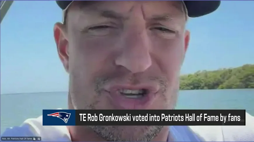 Rob Gronkowski voted into Patriots Hall of Fame — Manchester Weather