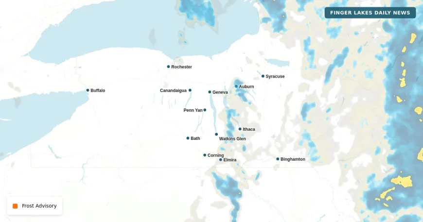 New York Weather advisory covers Wayne, Livingston, Ontario through 9 a.m. Friday