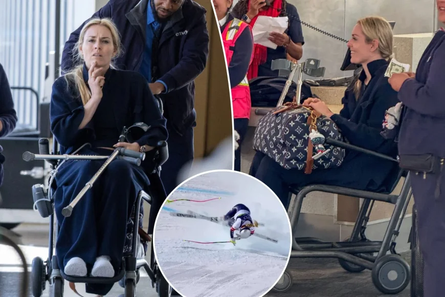 Lindsey Vonn Shares First Big Travel After Feb. 8 Crash