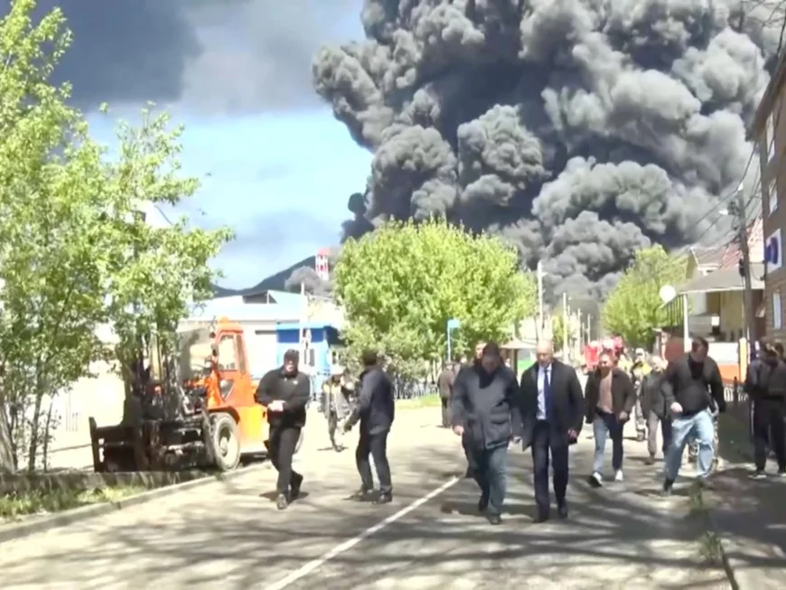 Russia News: Ukraine’s third Tuapse drone strike deepens refinery spill