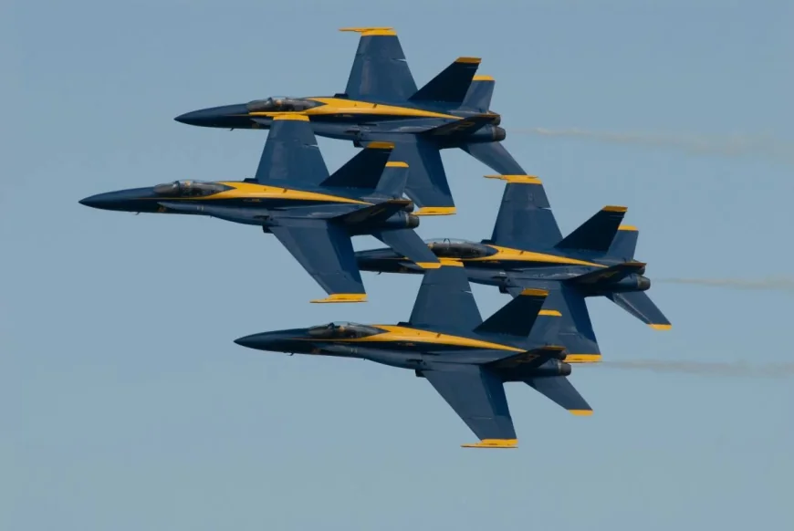 Blue Angels fly above Charleston skies May 2 at 2026 airshow