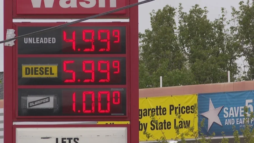 Indiana stations hit $4.99 as Fuel Near Me prices climb