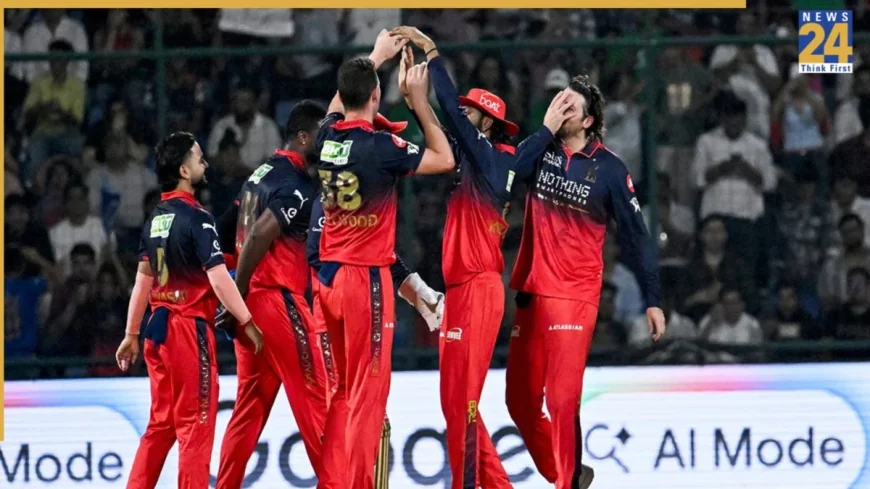 Suyash Sharma Takes 20 Dot Balls in RCB Win Over DC