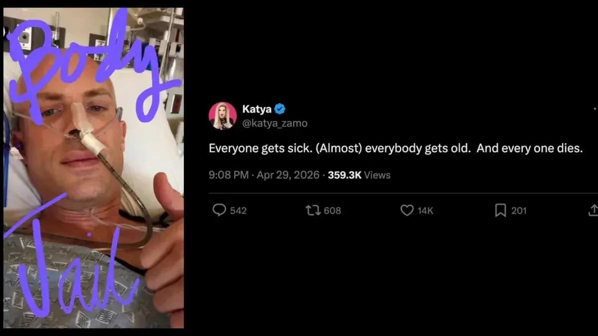 Katya Zamolodchikova Hospitalized, Posts 'Body Jail' Photo, Sparks Fan Concern