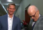 Ryan Nugent Hopkins Crashes Knoblauch Interview Before Game 6