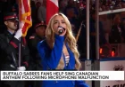Sabres De Buffalo Fans Lift O Canada With Buffalo Singer