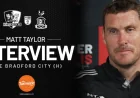 Matt Taylor Eyes Exeter City Vs Bradford City Survival Boost