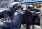 The Rock Pulled Over After Walk of Fame Ceremony in Los Angeles