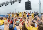 Coach RAC Hosts Worship Night Before Savannah Bananas Kyle Field Game