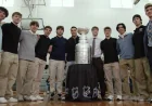 Bergeron Brings Stanley Cup to Blackstone Valley Co-op at Saint Raphael Academy