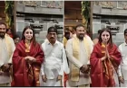 Trisha Visits Tirupati on Eve of 43rd Birthday