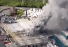 Warburtons Fire Draws 12 Engines to Burnley Factory