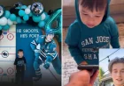 Celebrini Sends Carson Birthday Message After Sharks-Themed Party