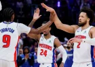 Daniss Jenkins Buries Buzzer-Beater in Pistons' 116-94 Game 7 Win