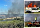 Authorities warn Perth Smoke still hangs over Herdsman Lake after 19.5ha fire
