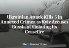 Sergey Aksyonov Says Drones Hit FSB Building in Crimea