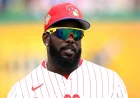 Adolis García Sees Green Monster Dancing on Phillies Dugout