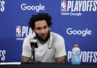 Jordan Mclaughlin Shops at Karolina’s Before Spurs Game 1