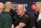 Chimaev Kicks Strickland at UFC 328 Press Conference — Sean Strickland Vs Khamzat