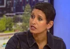Naga Munchetty bruised after fall on gravelly country lane
