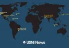 May 7 Naval Update Map Tracks Carrier Strike Group Positions