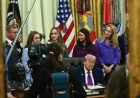 White House Says Trump Was Blinking During Oval Office House Event