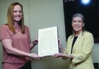 Joni Ernst Presents Small Business Award to Cobblestone Ballroom